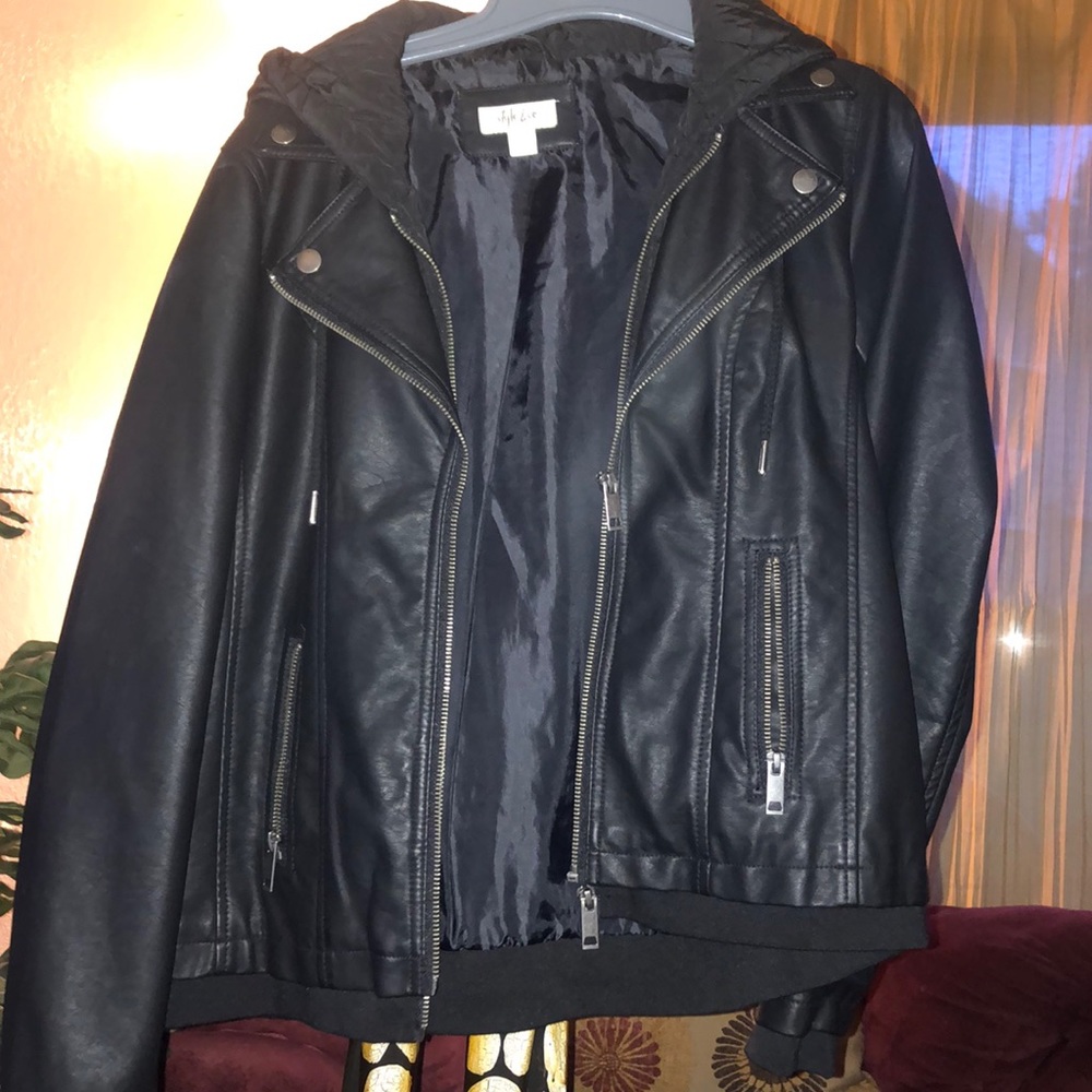 Leather jacket